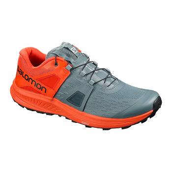 Salomon ULTRA /PRO - Siva/ Oranzove Trailová Bežecká Obuv Panske, SALO102